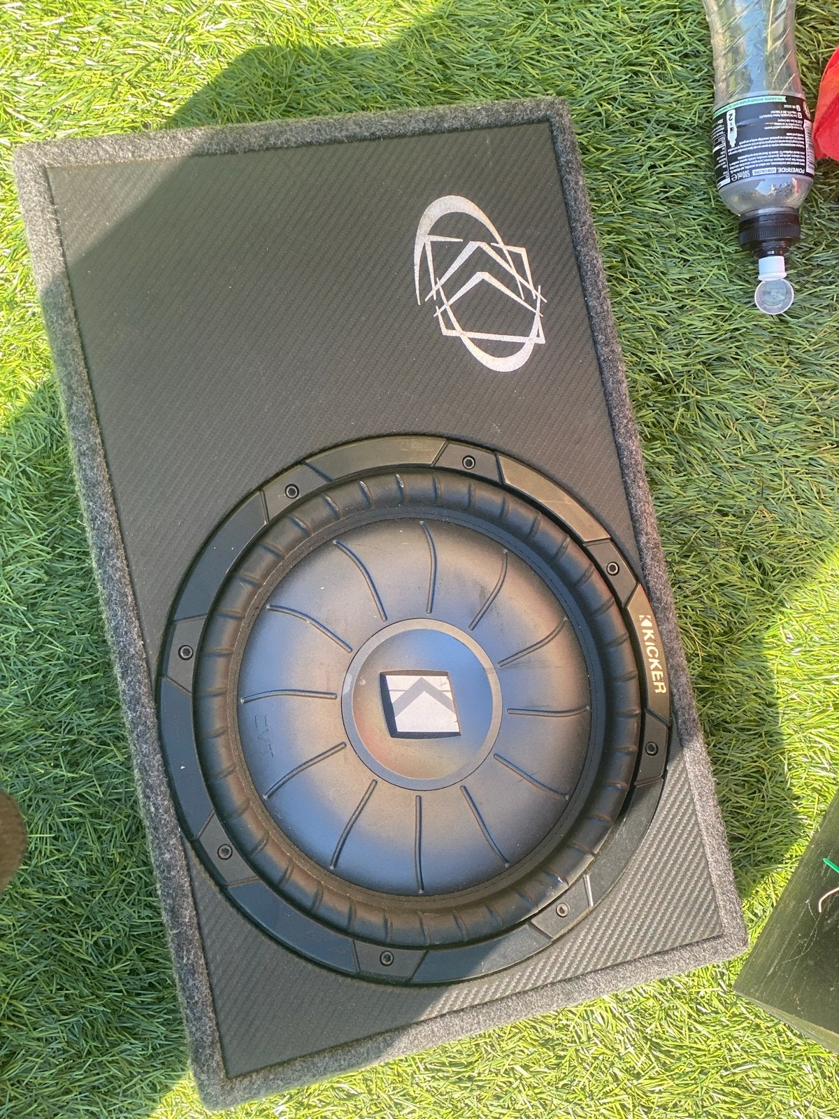 Kicker Subwoofer in behuizing, Ophalen, Gebruikt