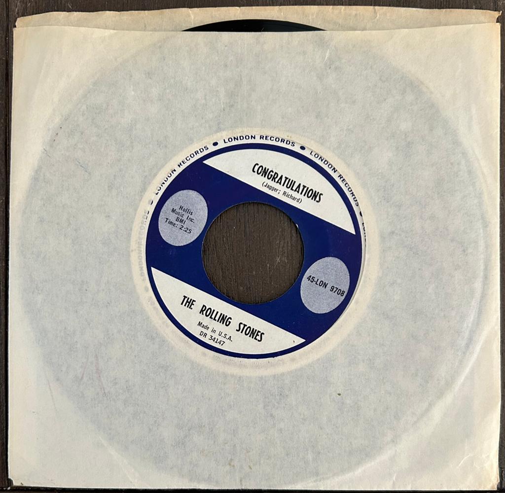 The Rolling Stones - Time Is On My Side / Congratulations, Ophalen of Verzenden, Gebruikt, Rock en Metal
