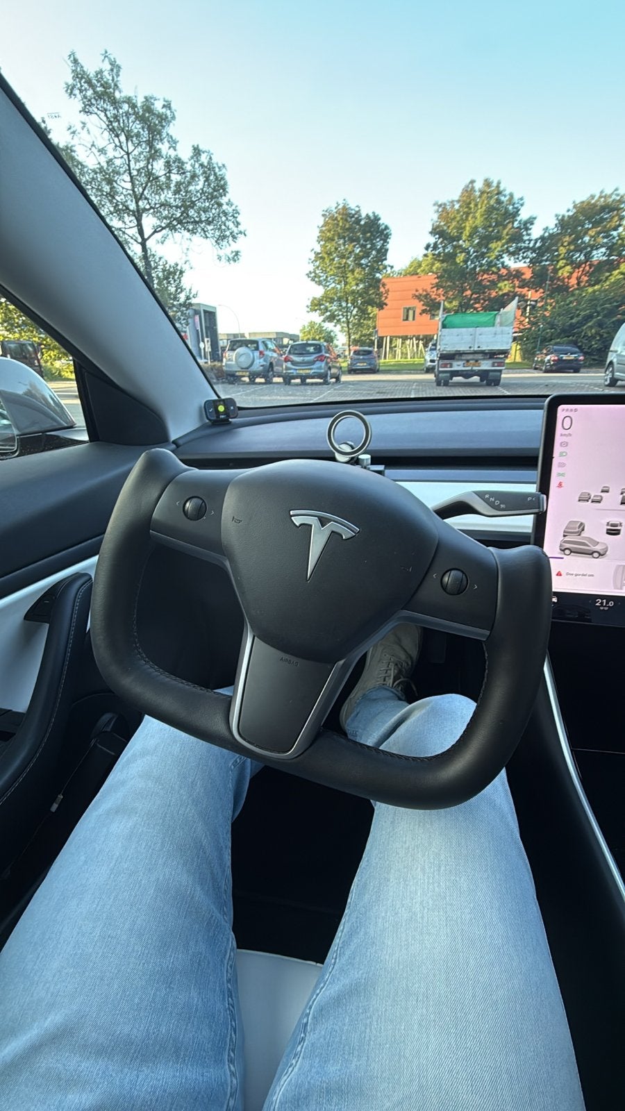 Tesla Model 3 2019 Yoke Stuurwiel - Nieuwstaat, Ophalen of Verzenden, Gebruikt, Overige automerken