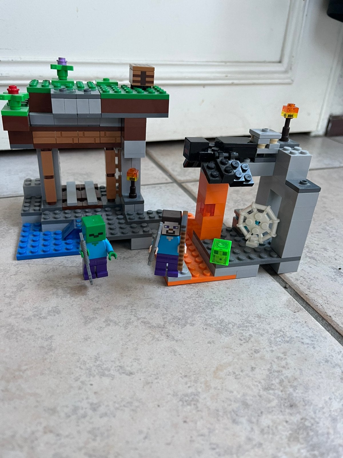 Lego Minecraft 21166, Minecraft, Lego, Ophalen of Verzenden, Zo goed als nieuw