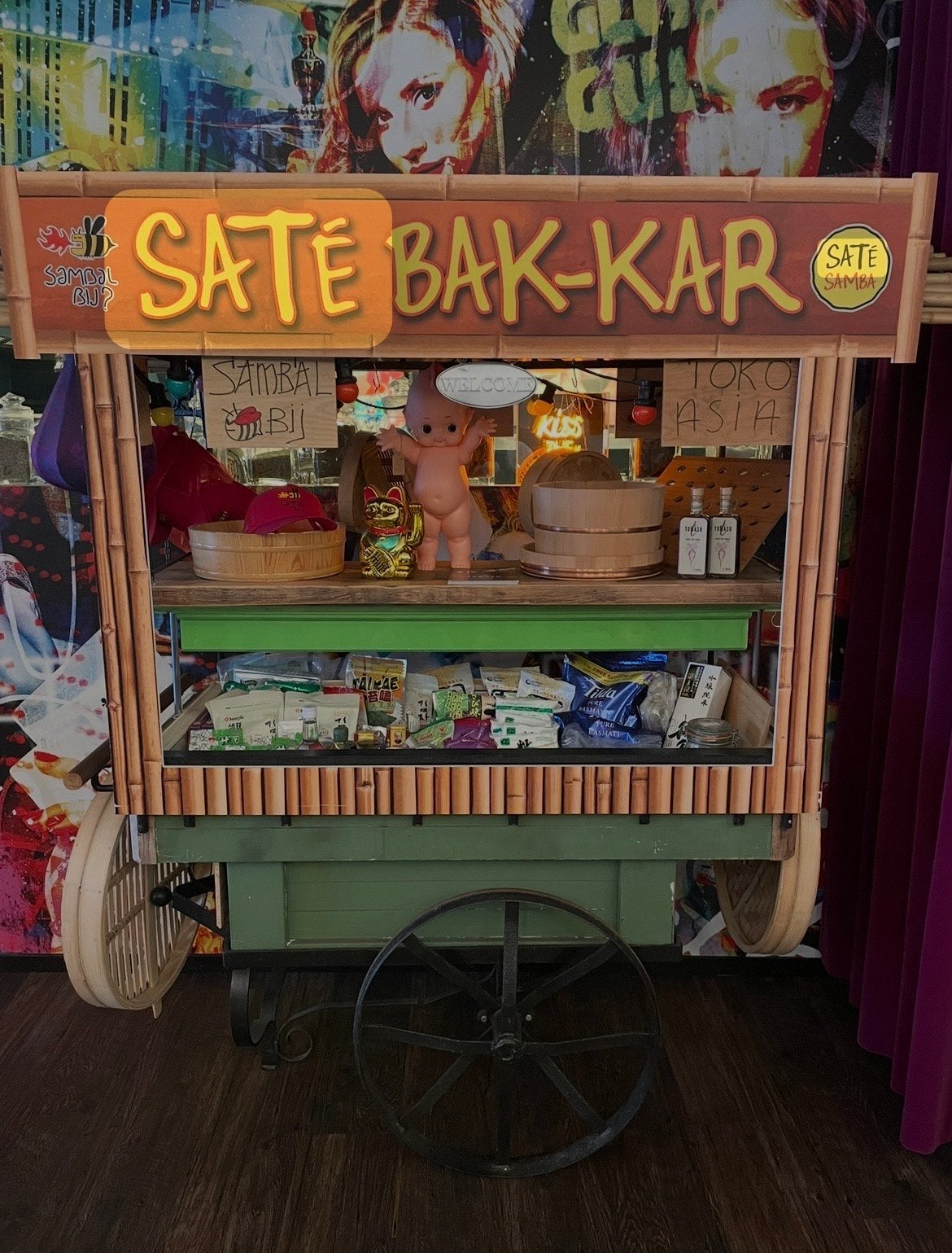 Unieke Saté Bak-Kar Verkoopwagen - Perfect voor Evenementen!, Ophalen