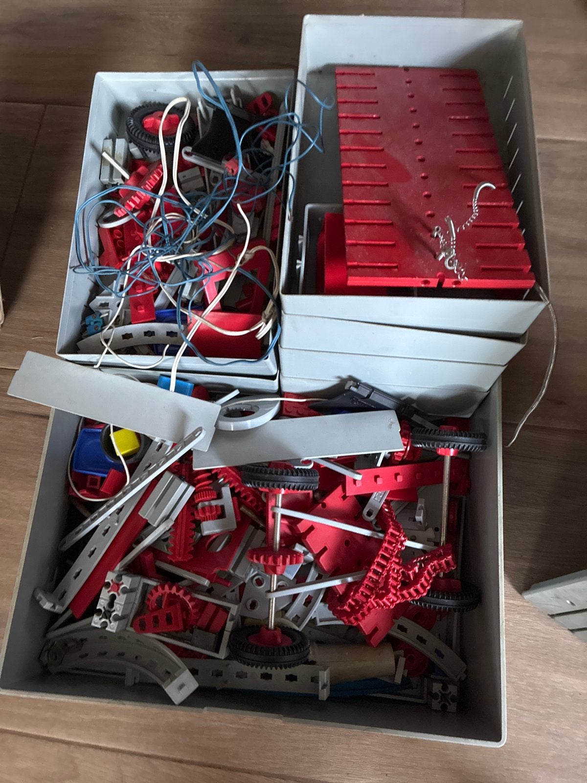 Koffer met Fischer Technik - Gratis af te halen, Ophalen of Verzenden, Gebruikt, Overige merken