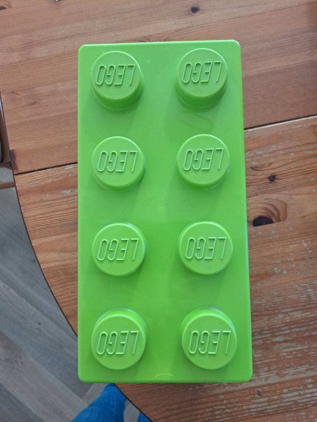 Lego opbergdoos groen - Grote Lego steen, Ophalen, Zo goed als nieuw, Accessoire, Lego