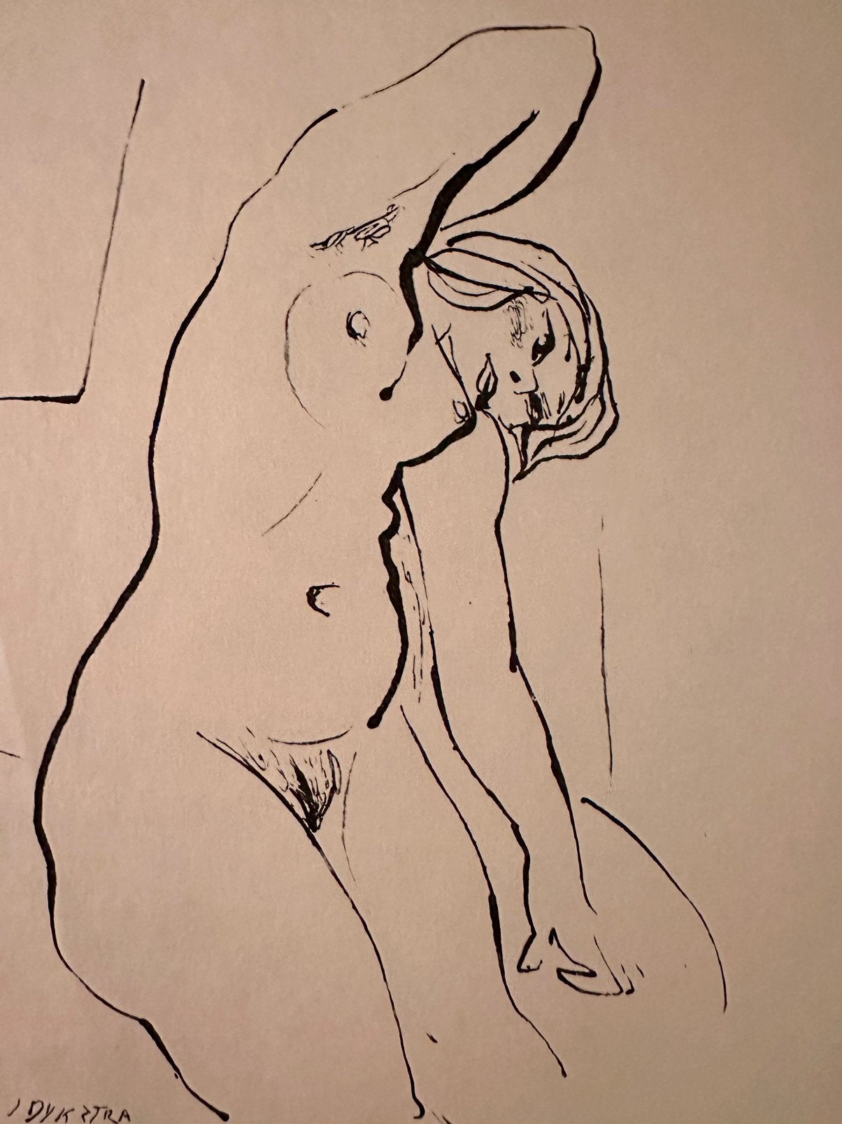 Naakt; Joh.Dijkstra ‘ de Ploeg’ 1929  Nr.83/100 Exx., Verzenden, Lithografie, Portret en Figuren, Gelimiteerde oplage