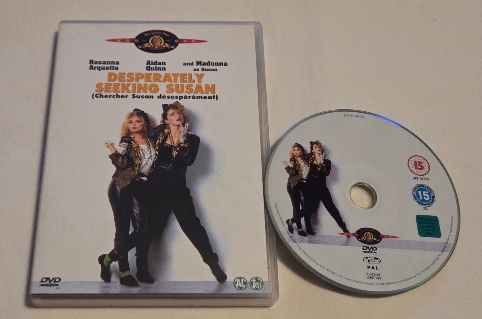 MGM Desperatly Seeking Susan Dvd Comedy, Alle leeftijden, Ophalen of Verzenden, Zo goed als nieuw, Romantische komedie