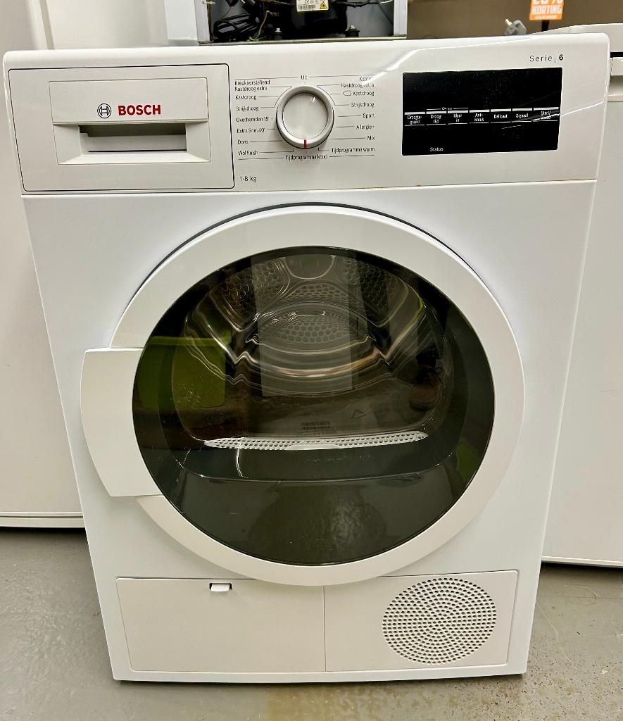 Bosch WTG86400NL 8 kg klasse B # 133, Gebruikt, Anti-kreukfase, 8 tot 10 kg, Voorlader
