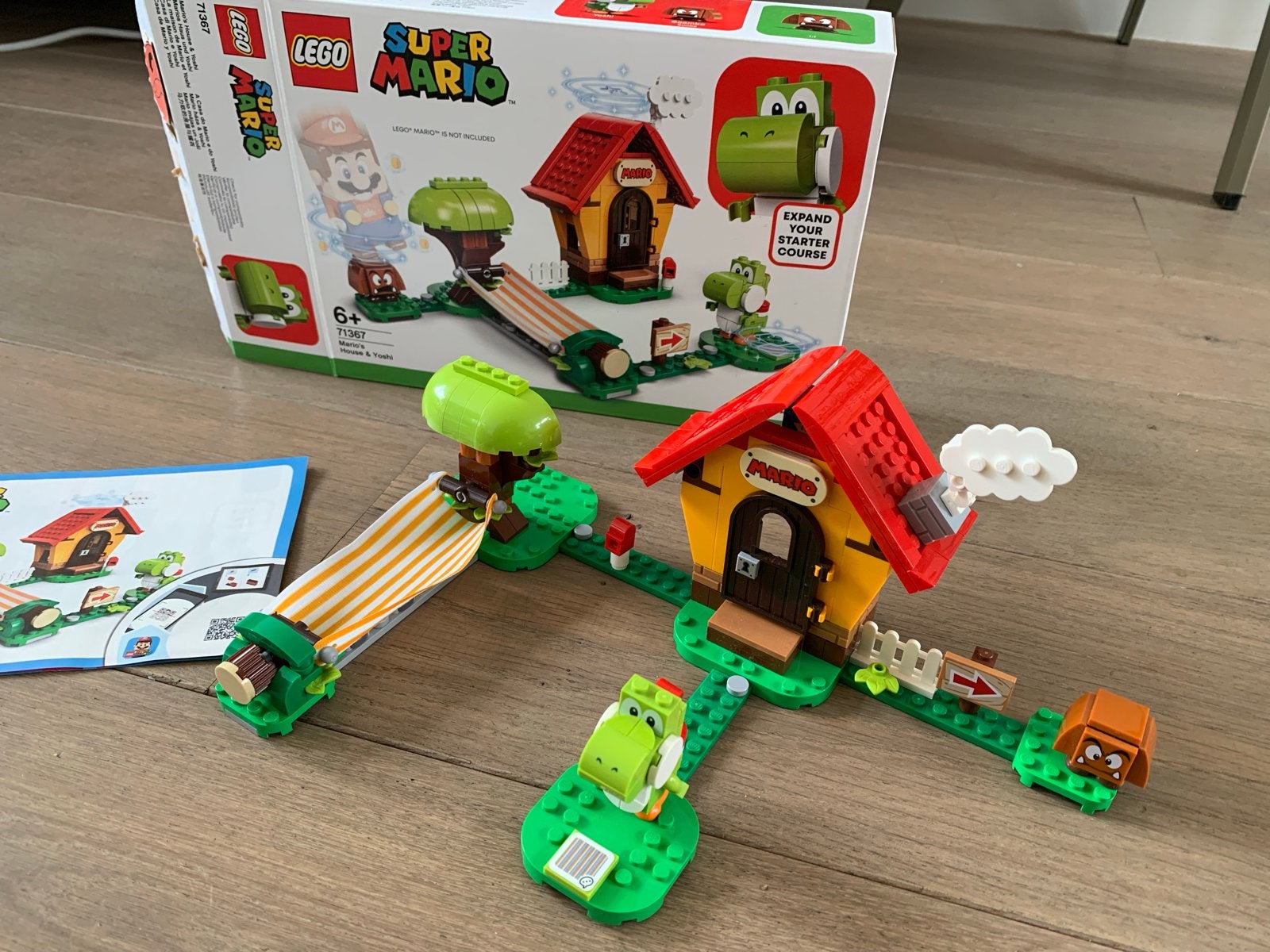 Lego Super Mario 71367 Mario's Huis & Yoshi Uitbreidingsset, Lego, Ophalen of Verzenden, Zo goed als nieuw, Compleet