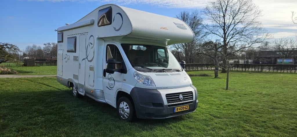 Mc Louis Lagan 211 – slechts 62.000 km – ideale gezinscamper, Alkoof, Ringverwarming, Fiat, Handgeschakeld