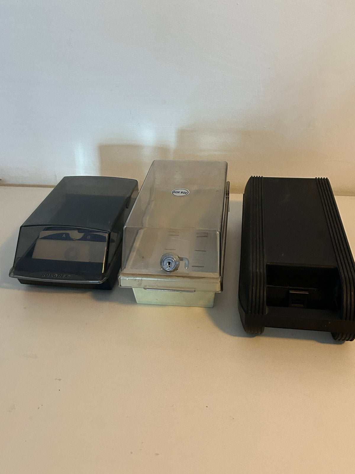 Diverse opbergboxen: Rolodex, Disk Box en meer, Ophalen of Verzenden, Gebruikt, Overige typen