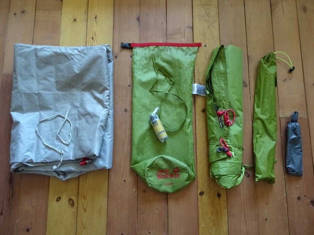 Tent Jack Wolfskin Gossamer, Caravans en Kamperen, Ophalen of Verzenden, Gebruikt, Tot en met 4