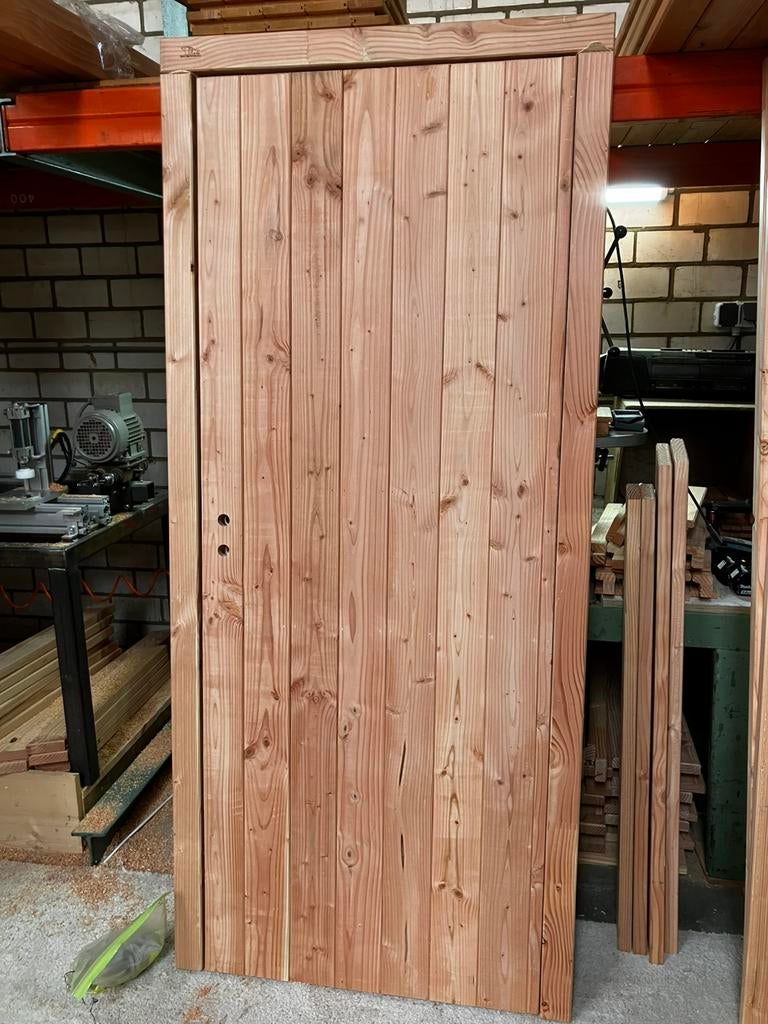 douglas wc deur 90.2x203.5cm incl beslag, Ophalen, 80 tot 100 cm, Binnendeur, Zo goed als nieuw