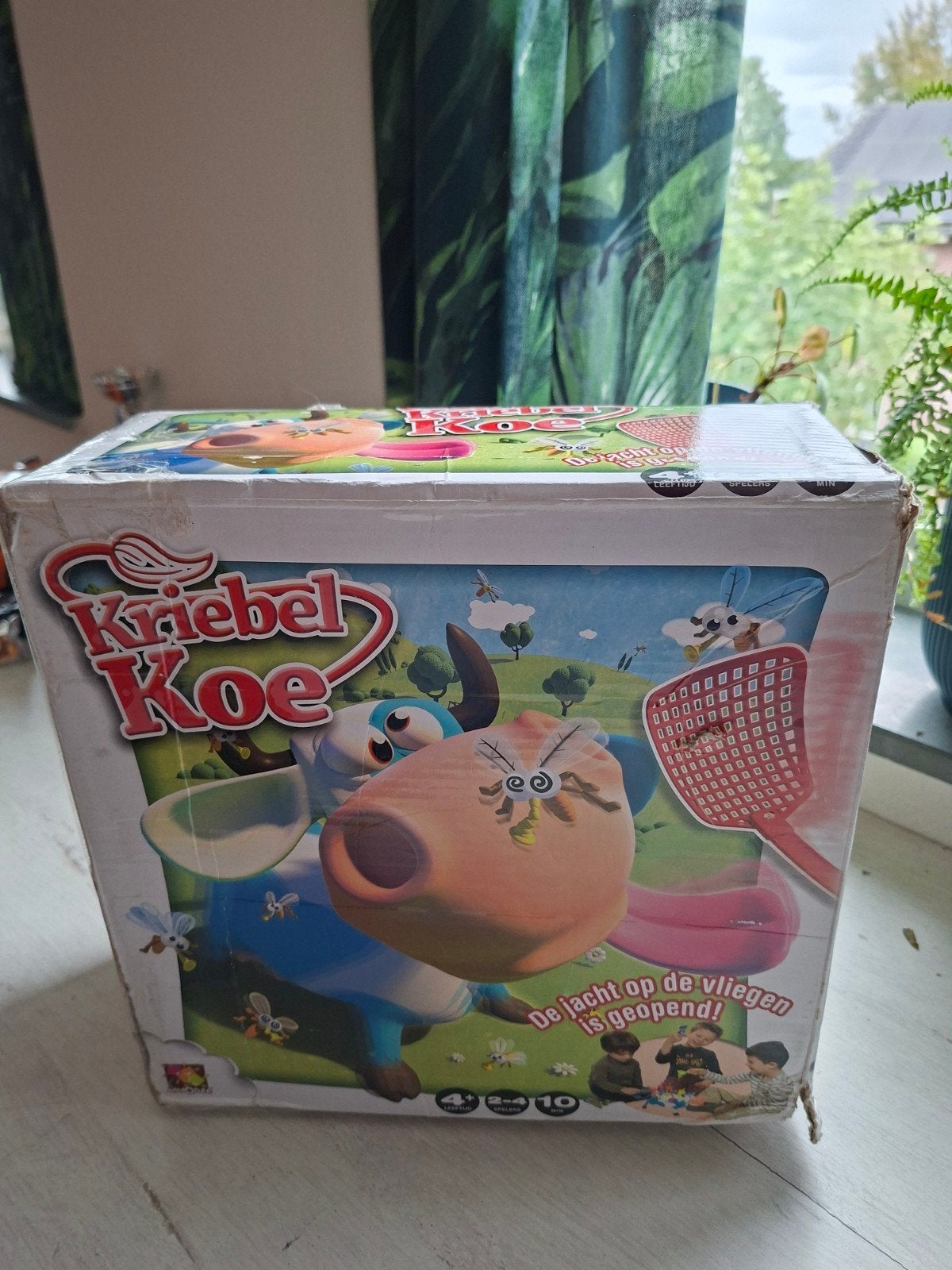 Kriebel Koe spel - Vliegen vangen met de koe!, Hobby en Vrije tijd, Drie of vier spelers, Ophalen, Gebruikt, Asmodee
