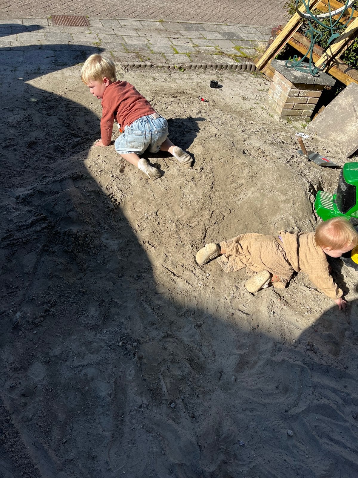 Straat zand, Ophalen, Gebruikt, Ophoogzand