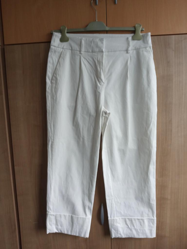 Zgan wol witte 7/8 nette broek maat 40 van C&A, Maat 38/40 (M), Wit, Ophalen of Verzenden, Zo goed als nieuw