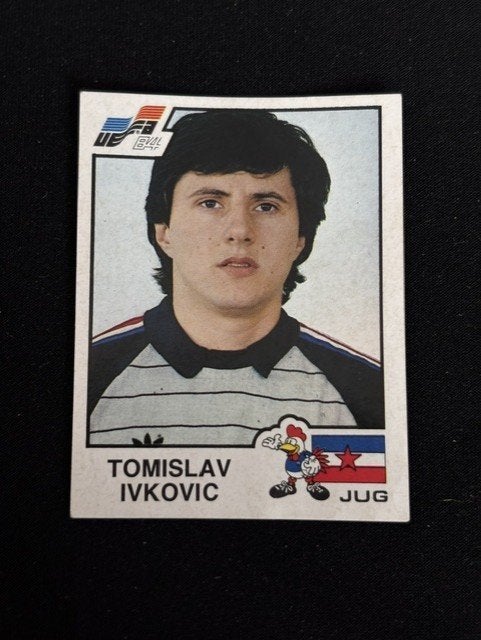 Panini Euro 84 nr. 131, Verzenden, Zo goed als nieuw, Buitenlandse clubs, Poster, Plaatje of Sticker