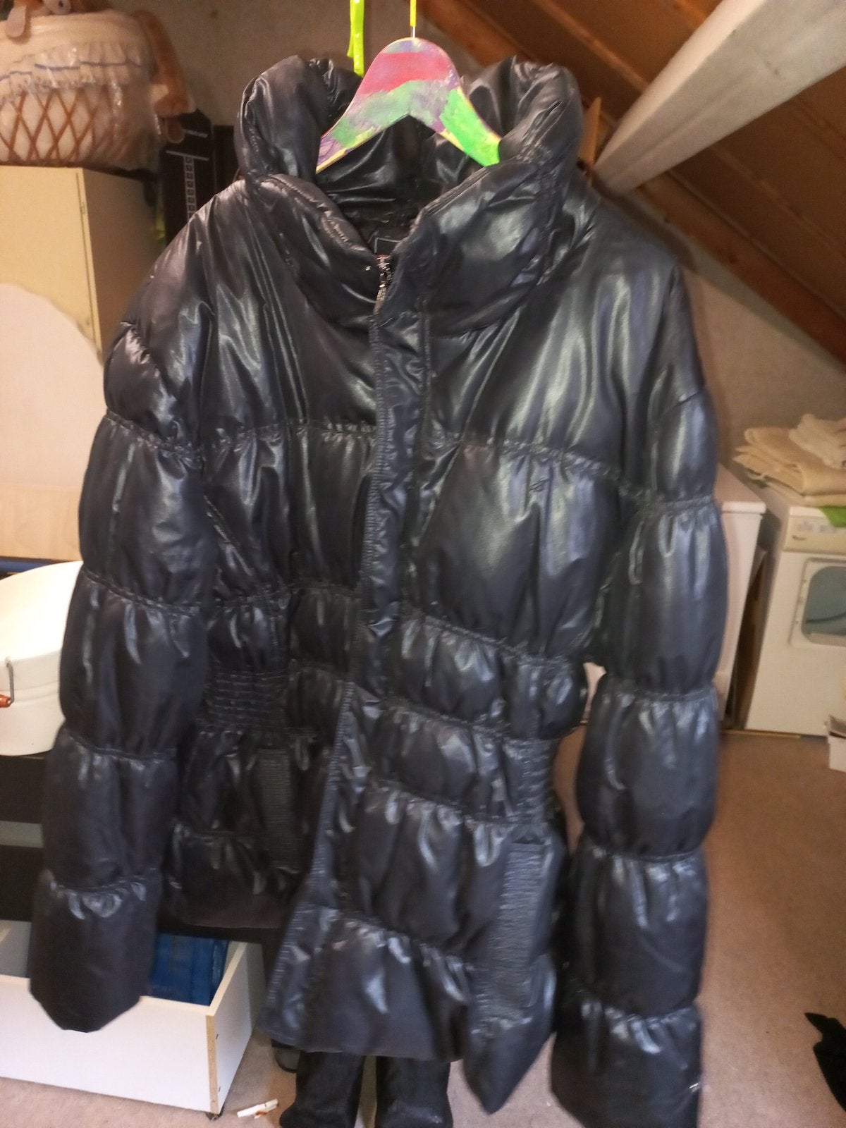 Dames winterjas, Ophalen, Zo goed als nieuw, Zwart