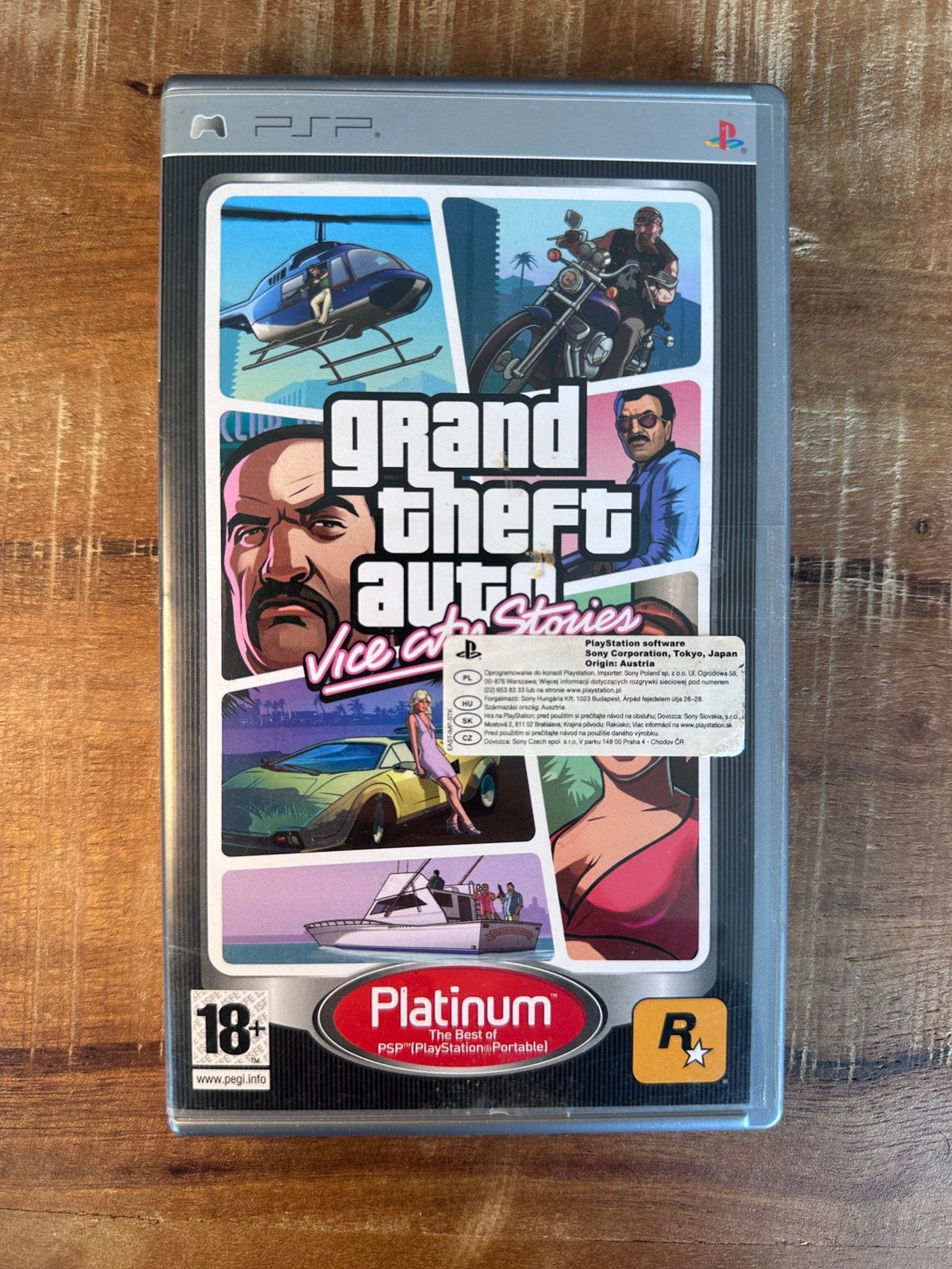 GTA Vice City Stories PSP (Compleet met boekje en poster), Avontuur en Actie, Vanaf 18 jaar, 1 speler, Ophalen of Verzenden