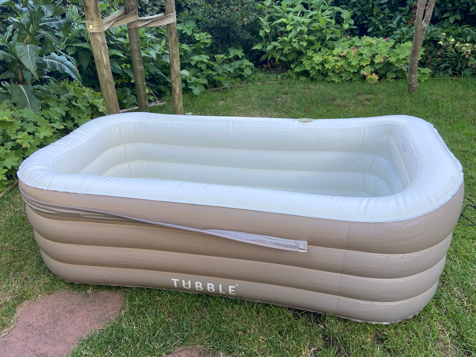Tubble Royale opblaasbaar bad compleet, Verzenden, Gebruikt, Afdekzeil, Opblaasbaar