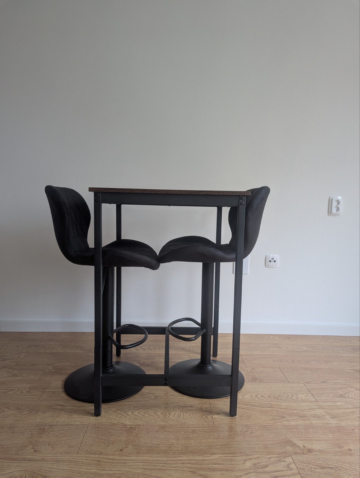 Tafel met barkrukken 90x60x60 - Zo goed als nieuw, Huis en Inrichting, Tafels | Eettafels, 50 tot 100 cm, Tot twee personen, 50 tot 100 cm