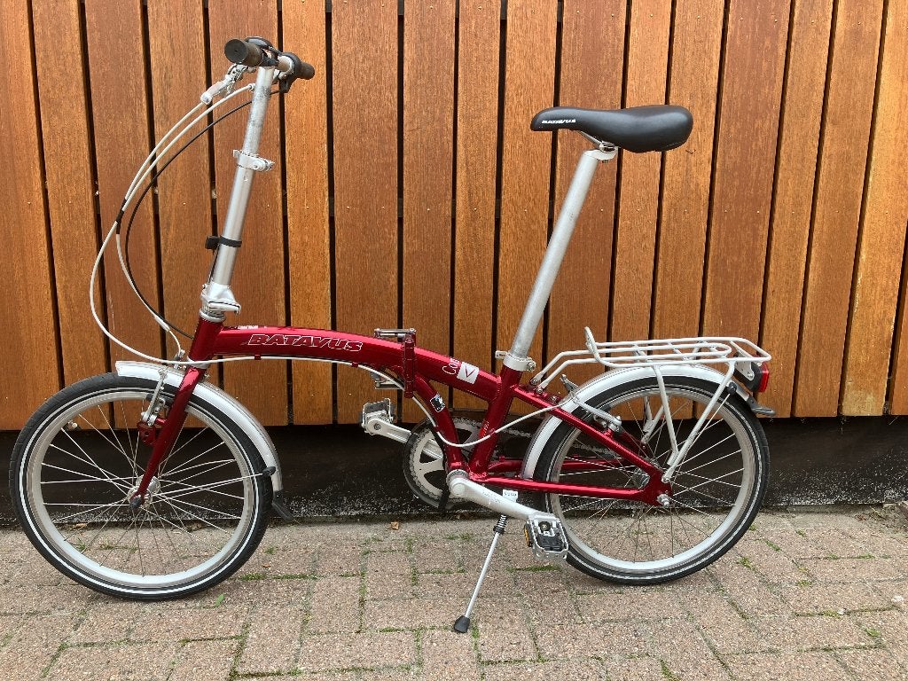 Batavus vouwfiets, Ophalen, 20 inch of meer, Gebruikt, Velgrem