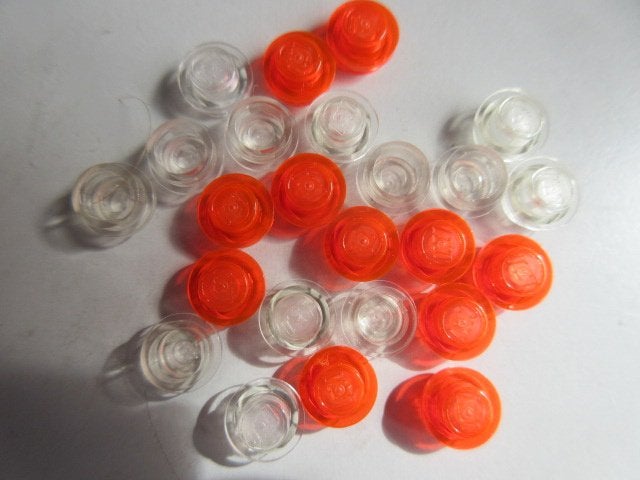 nr. 8135, nieuwe transparante ronde plaatjes 1x1, Ophalen of Verzenden, Nieuw, Complete set, Lego