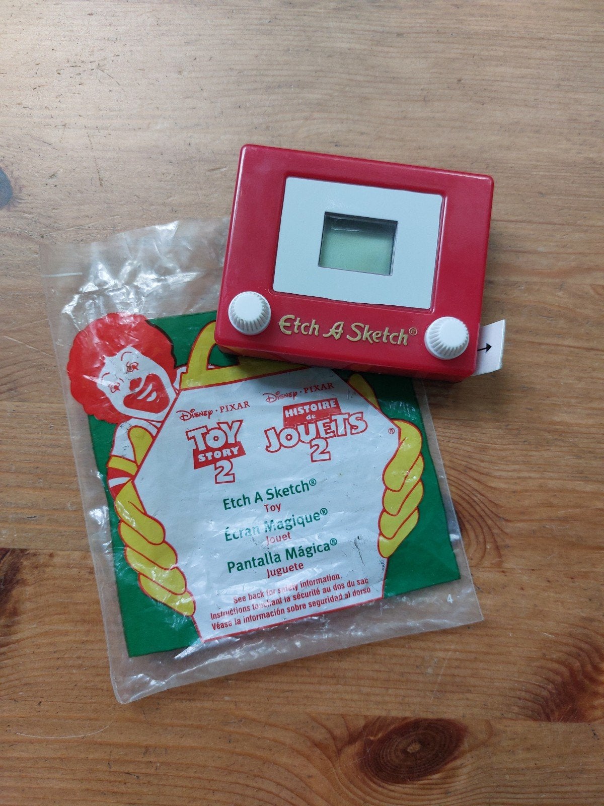 Toy story 2 mcdonalds speeltje etch a sketch amerika, Ophalen of Verzenden