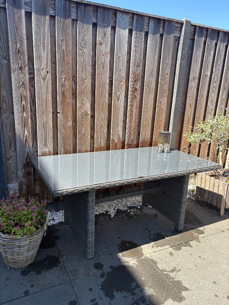 Tuin tafel, Ophalen, Zo goed als nieuw, Rechthoekig