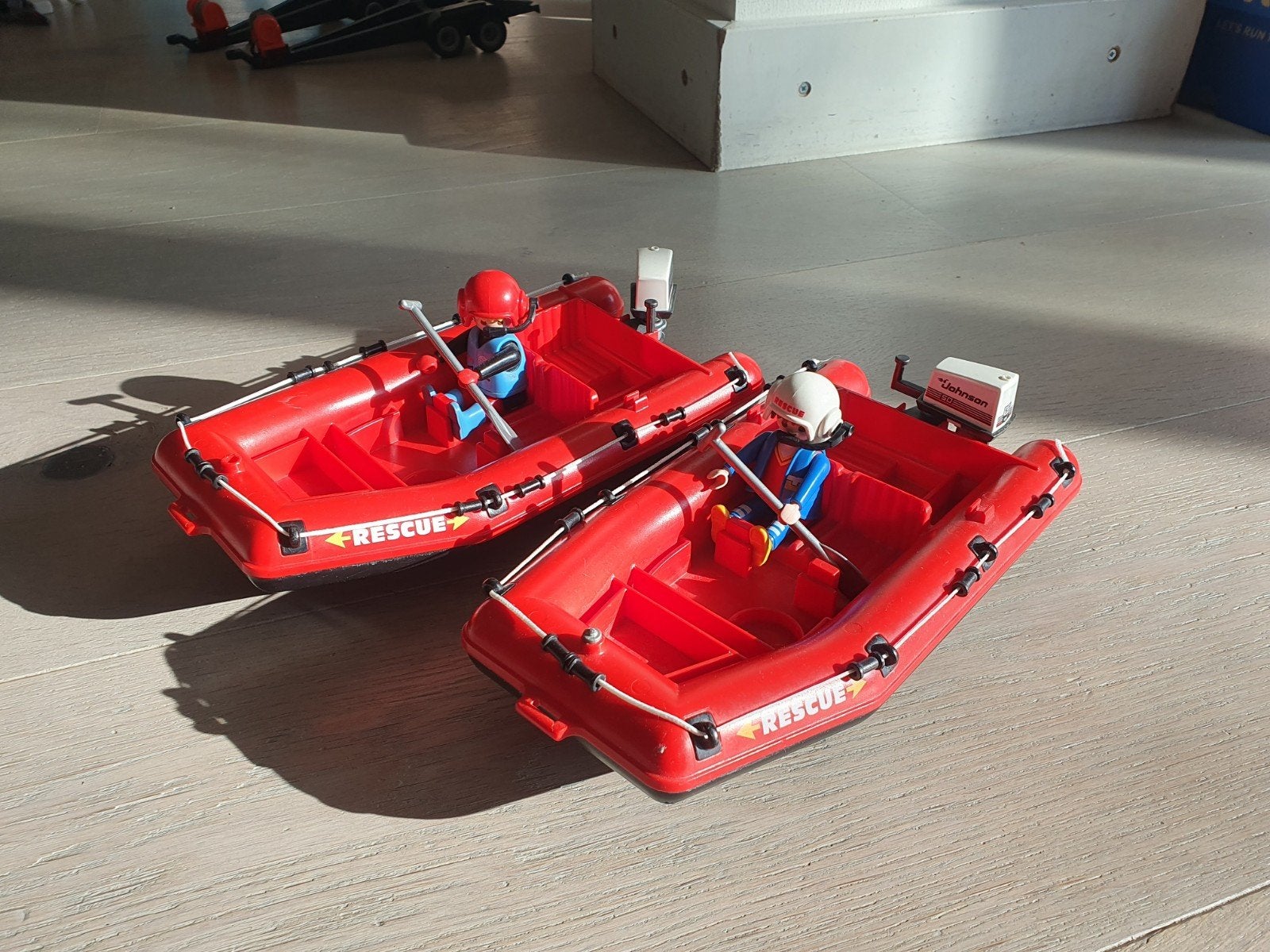 Playmobil reddingsboten met figuren, Kinderen en Baby's, Ophalen of Verzenden, Gebruikt, Voertuig