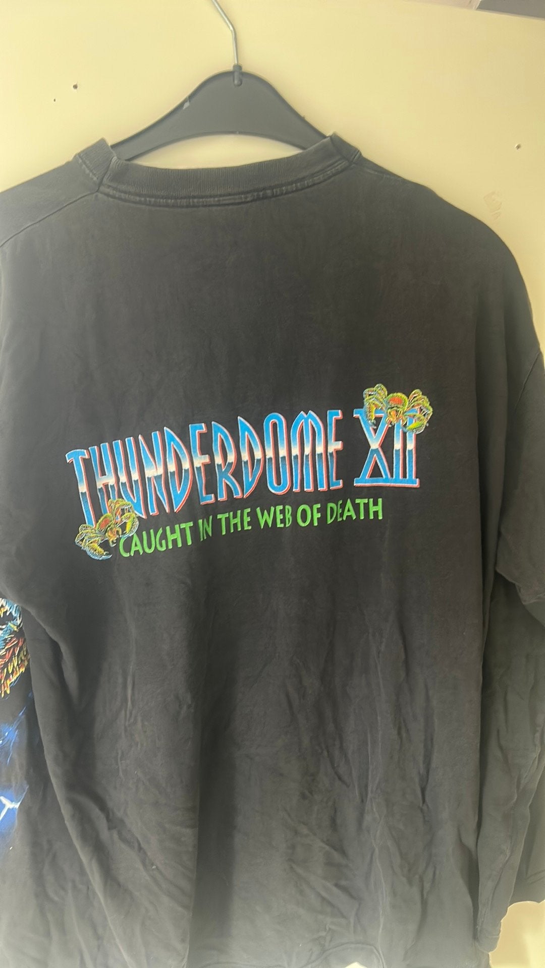 Thunderdome web of death shirt collectors item, Kleding | Heren, T-shirts, Ophalen, Gedragen, Maat 56/58 (XL), Zwart