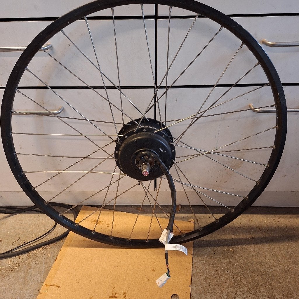 Voorwiel Gazelle Panasonic elektrisch + rem + kabel, Elektrische fiets, Gebruikt, Ophalen of Verzenden, Motor