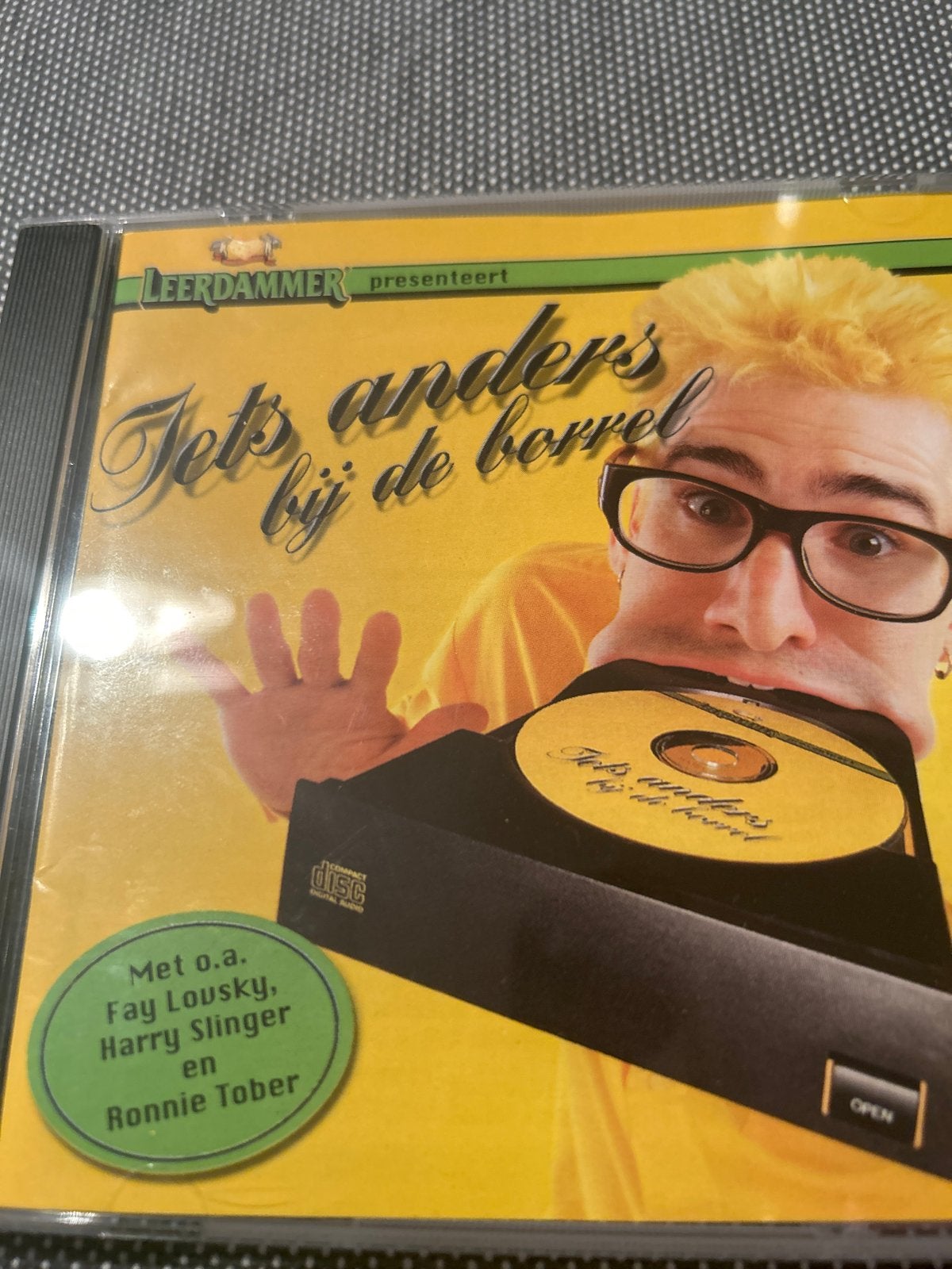 Leerdammer presenteert: Iets anders bij de borrel CD, Ophalen of Verzenden, Gebruikt, Verzamelalbum, Inclusief doosje