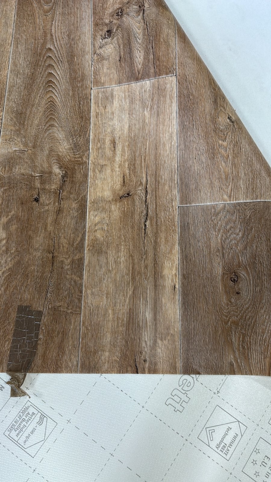 Nieuw Vinyl Vloerbedekking 3x4m - Novilon Outlet, Huis en Inrichting, Stoffering | Vloerbedekking, Ophalen, Bruin, Nieuw, Vinyl