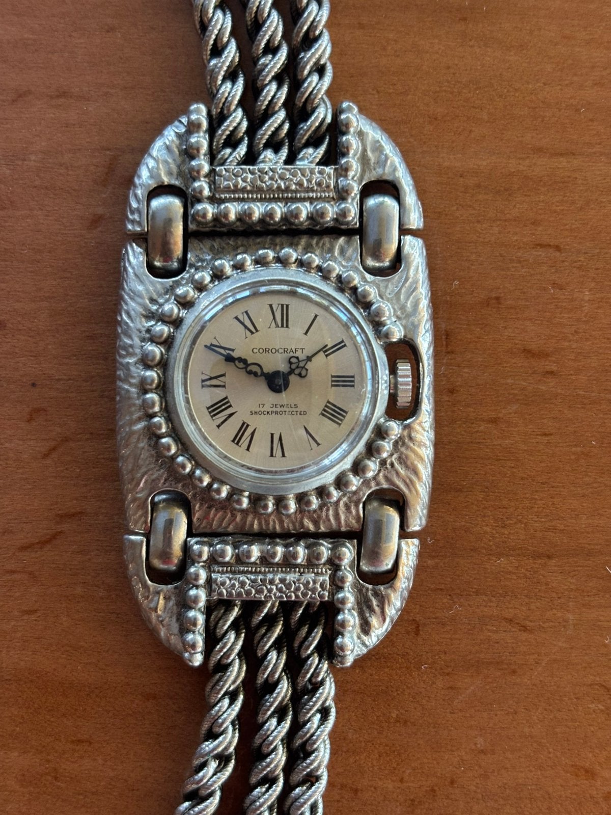 Corocraft vintage horloge, Overige merken, Staal, Gebruikt, Staal