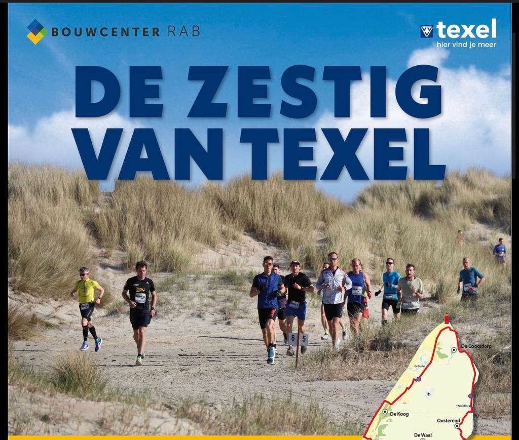 Startbewijs 60 van Texel estafette 4 pers, Ophalen of Verzenden, Nieuw, Overige typen, Overige merken
