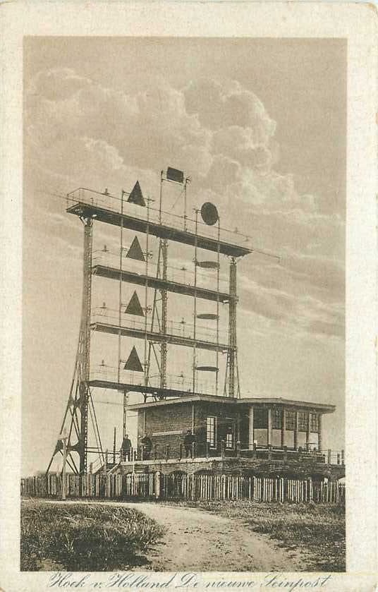380-788-021 Hoek van Holland  De Nieuwe Seinpost, Verzenden, Voor 1920, Zuid-Holland