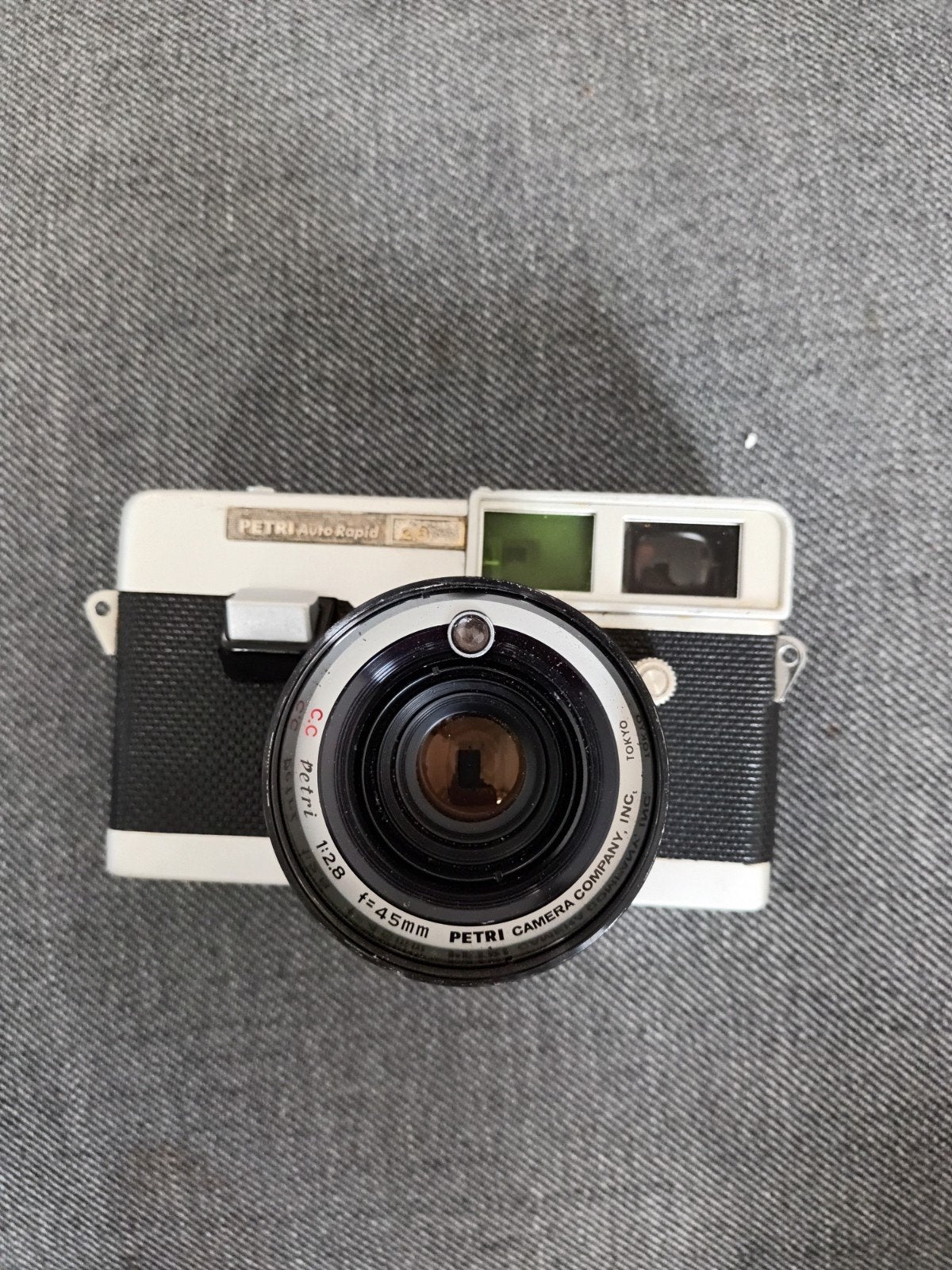 Petri Auto Rapid 2.8 Vintage Camera, Ophalen of Verzenden, Gebruikt