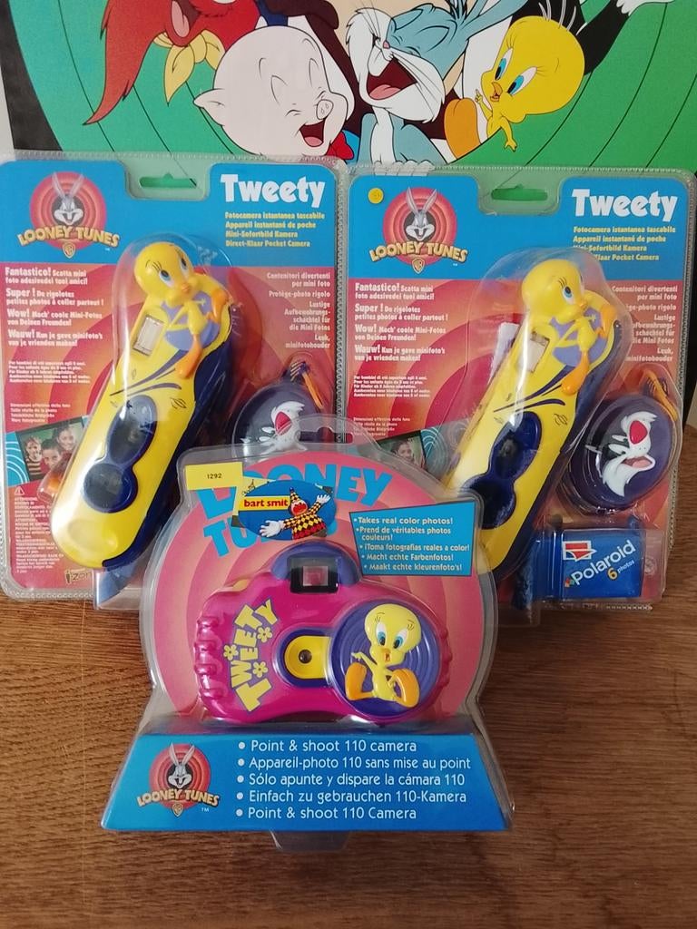 Tweety fotocamera's Warner Bros, Ophalen of Verzenden, Nieuw