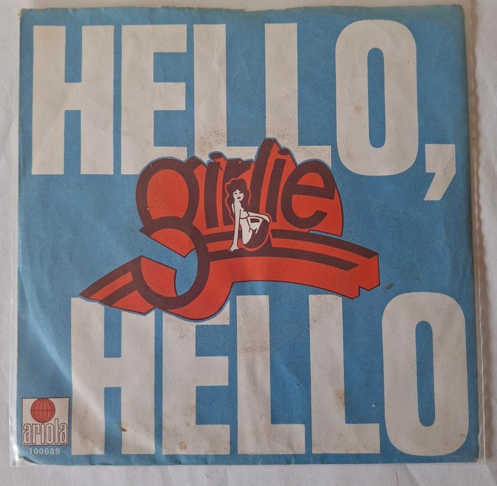 Girlie           Hello, Hello, Ophalen of Verzenden, Gebruikt, 7 inch, Single