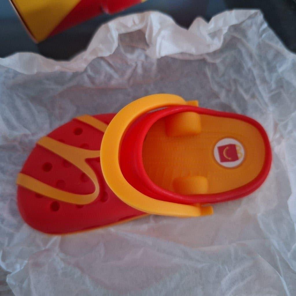 MacDonalds USA croc sleutelhanger in doosje, Ophalen of Verzenden, Nieuw, Merk