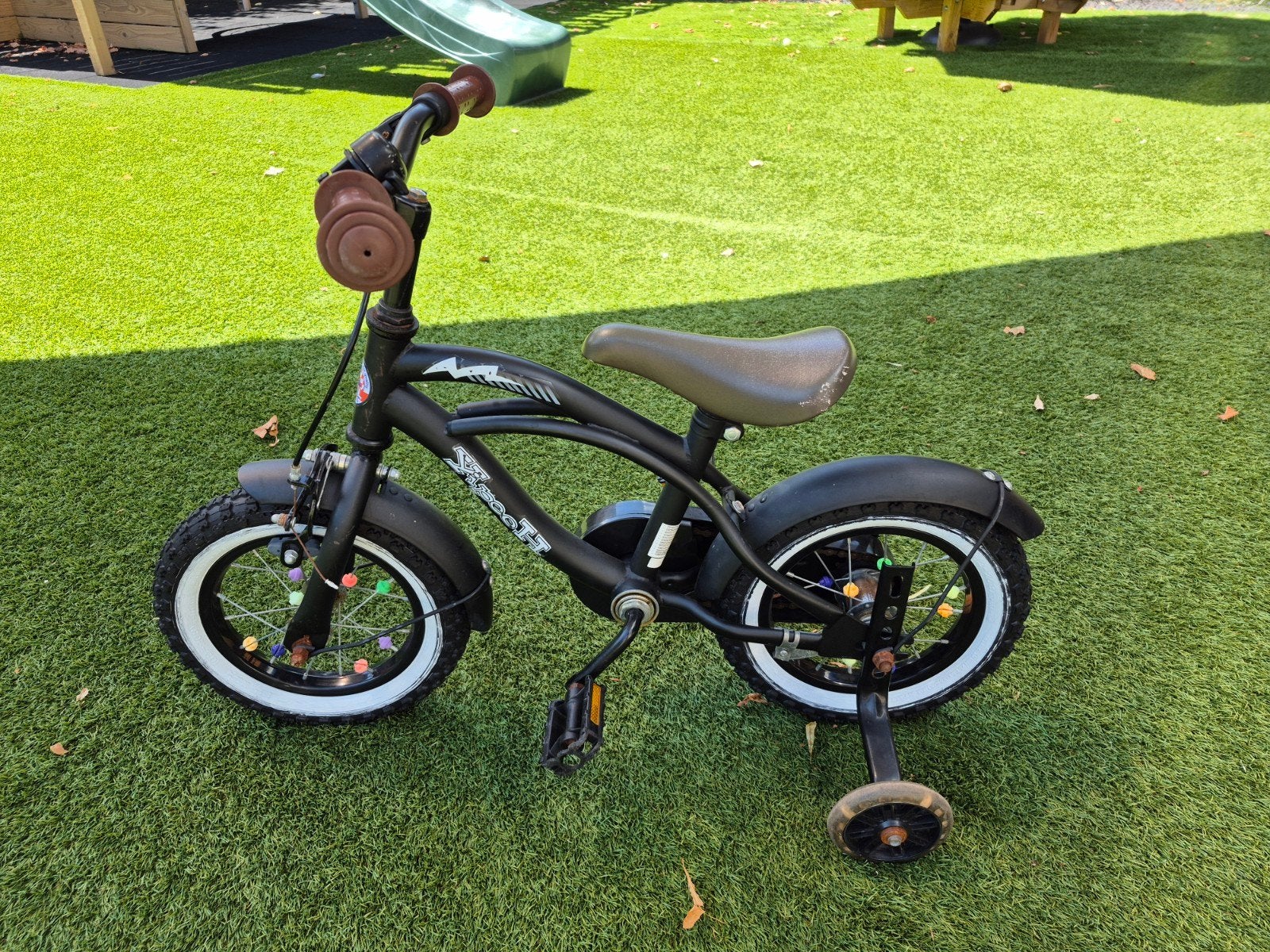 Yipeeh Black Cruiser 12 inch kinderfiets, Ophalen, Terugtraprem, Gebruikt, Staal
