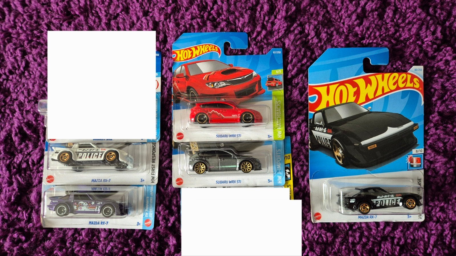 Hot Wheels Subaru en Mazda modellen., Ophalen of Verzenden, Nieuw, Auto