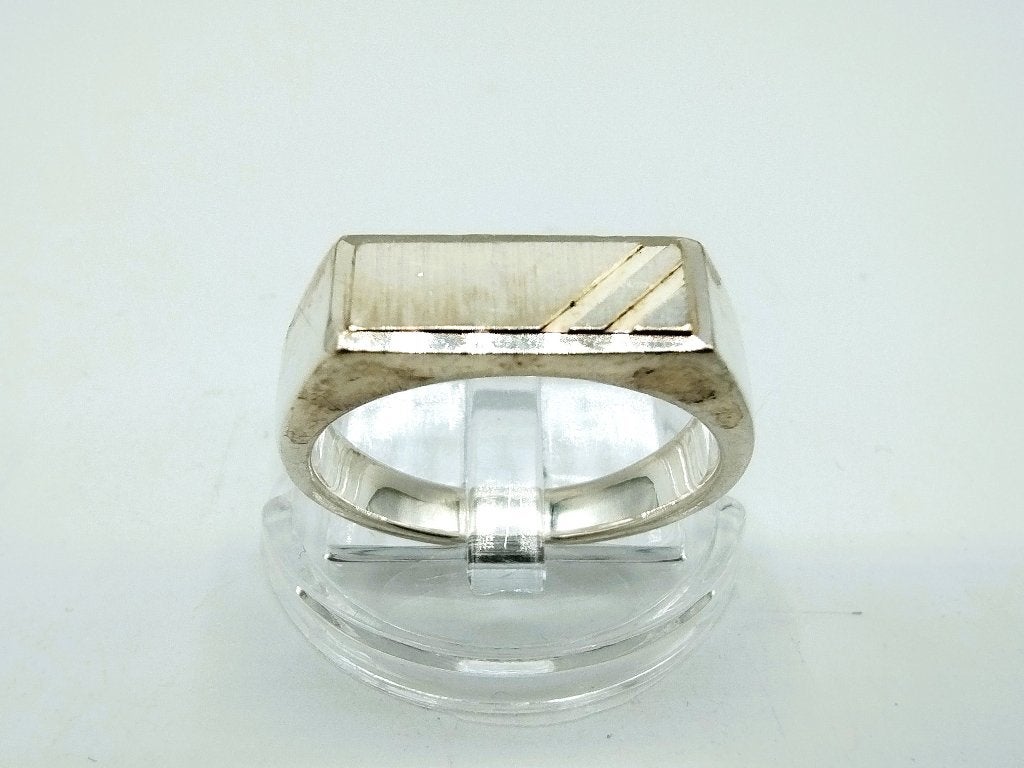 Zilveren zegelring, heren, 17 mm, Info@zilverwebsite.nl, Verzenden, Heer, Zo goed als nieuw