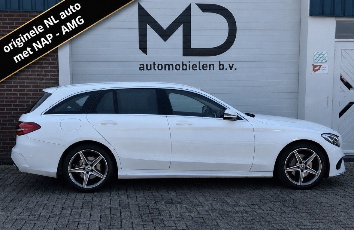 Mercedes-Benz C-klasse Estate 200 Ambition AMG - LED - NAP, 745 kg, Achterwielaandrijving, Gebruikt, 4 cilinders