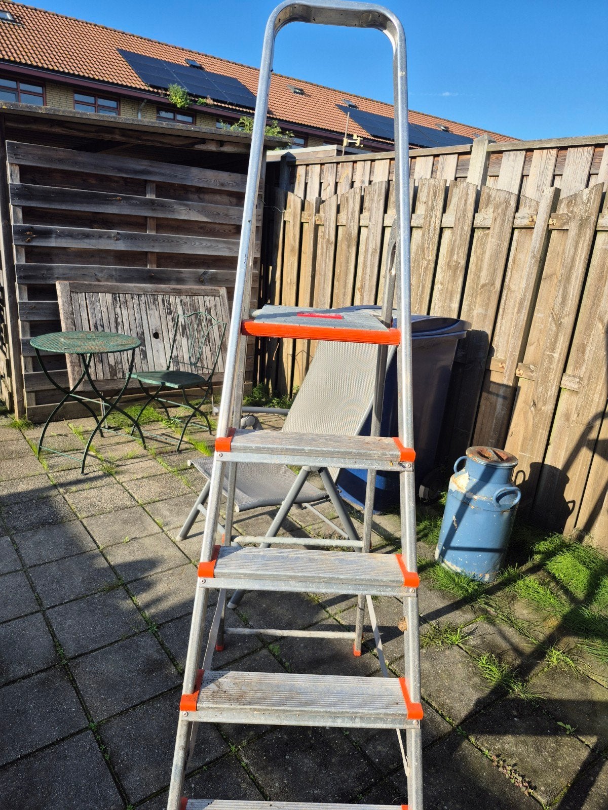 Altrex trap, Ophalen, Minder dan 2 meter