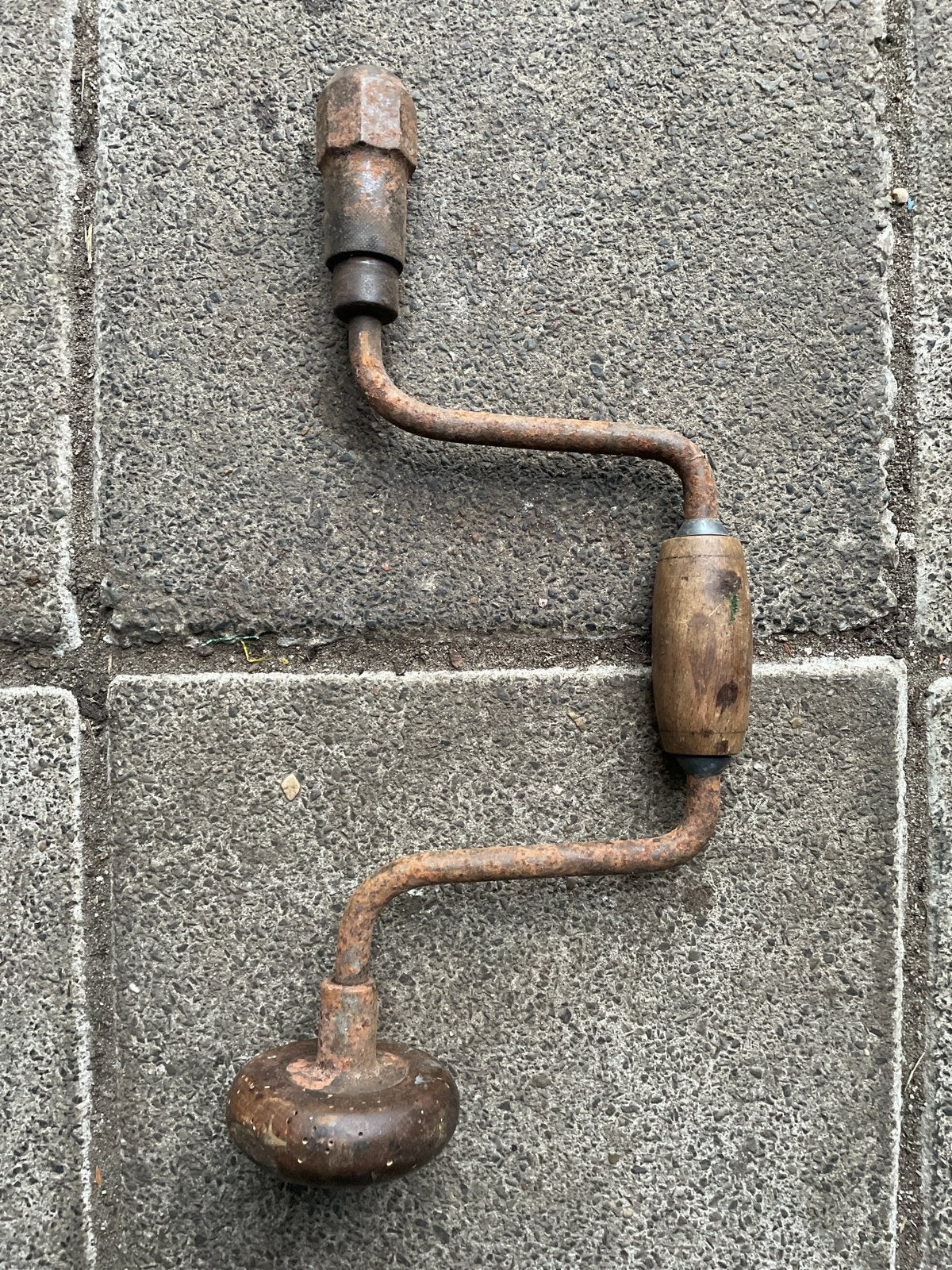 VINTAGE HAND BOOR, Ophalen, Gebruikt