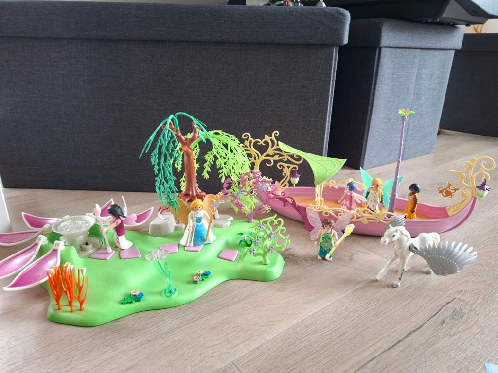 Playmobil Elveneiland met Elfenboot, Ophalen of Verzenden, Zo goed als nieuw, Los playmobil