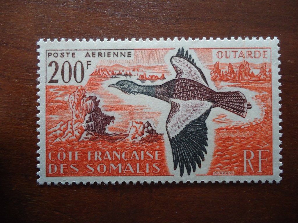 Vogel trap Frans Somalie 1960, mi. 333 ongebruikt/postfris, Ophalen of Verzenden, Dier of Natuur