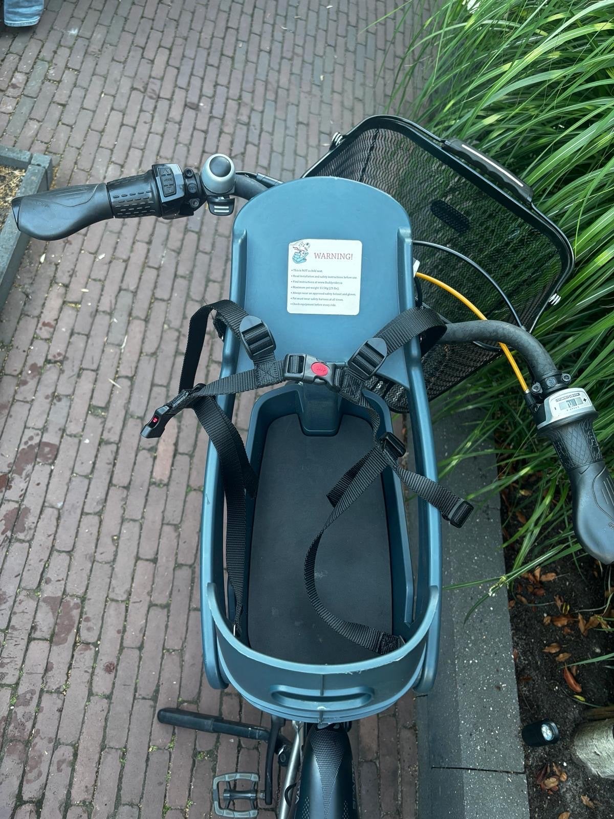 Buddy Rider voorhondenzitje tot 13 kg - Zo goed als nieuw, Ophalen of Verzenden, Zo goed als nieuw, 0 t/m 13 kg, Voorzitje