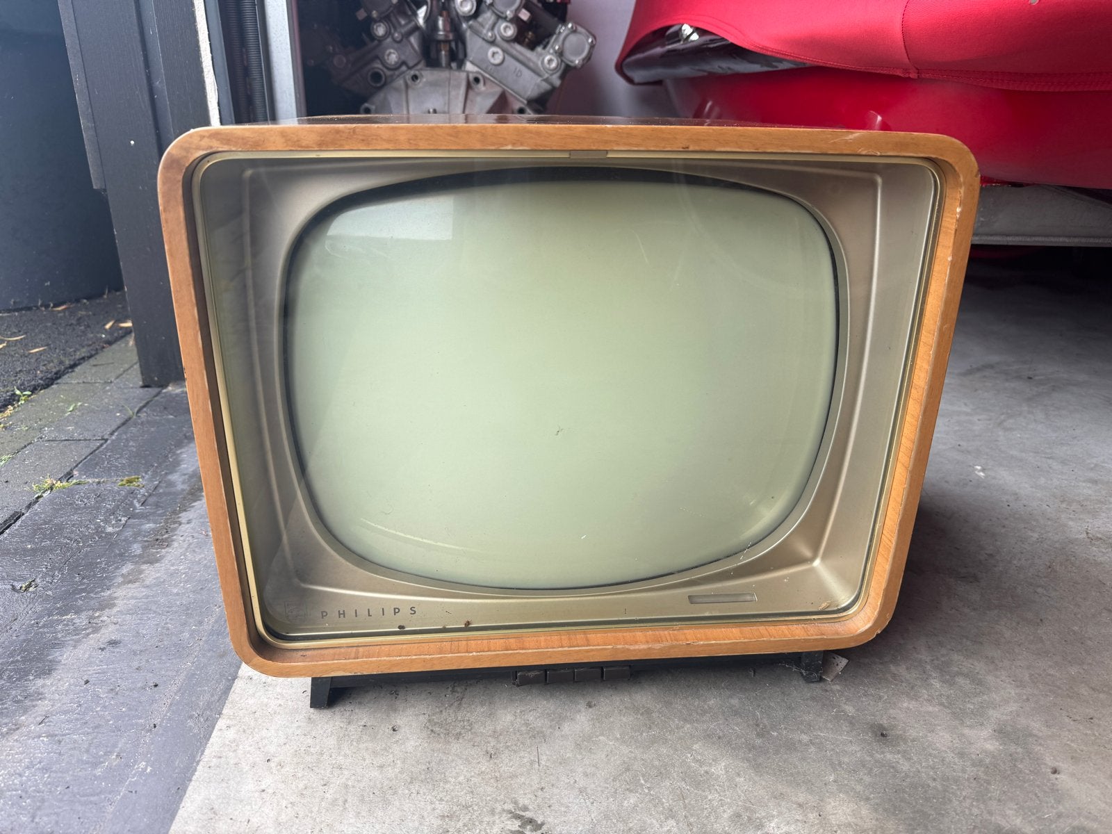 Philips Ouderwetse TV - Vintage Televisie 17TX291A/06, Antiek en Kunst, Ophalen of Verzenden