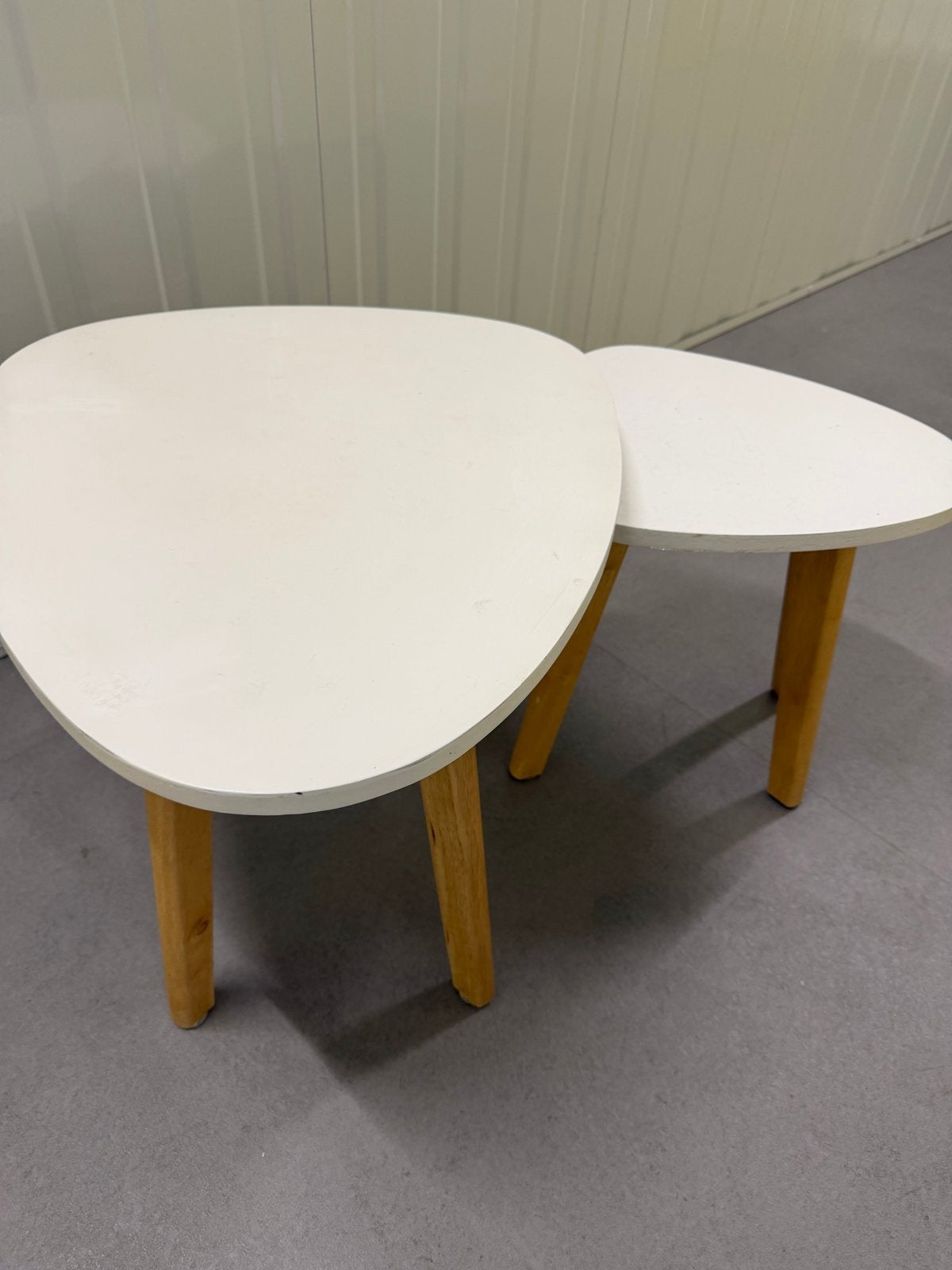 2-delige salon tafel van hout, Ophalen, Minder dan 50 cm, Gebruikt, 50 tot 100 cm